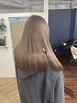 ニコ トウキョウ 渋谷(nico TOKYO) ミルクティーベージュ/髪質改善/ダブルカラー/ケアブリーチ/小顔