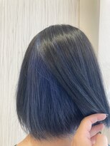 ビス ヘア アンド ビューティー 西新井店(Vis Hair＆Beauty) 大人可愛いストレートボブインナーカラー肩ライン