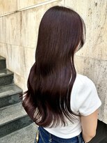 ラグーン 原宿 表参道(LAGOON)&nbsp;【LAGOON】ブリーチなし♪秋色トレンド艶髪ワインレッド