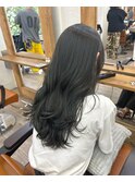 艶髪オリーブグレージュ×髪質改善トリートメント