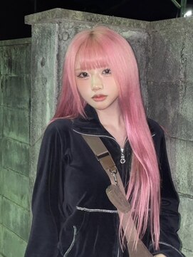 スワイ(SWAY) ピンク/ダブルカラー/髪質改善/ケアブリーチ/エクステ/岡山