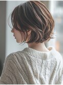 ルーズショートパーマスタイル
