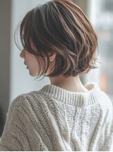 ルーズショートパーマスタイル