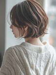 ルーズショートパーマスタイル