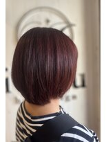 イル(iru)&nbsp;ショートボブ×チェリーブラウン
