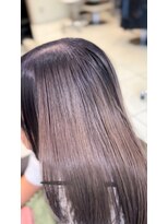 アッシュ 戸田公園店(Ash)&nbsp;赤みオフ！透明感グレージュカラー（ブリーチベース）