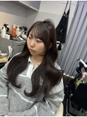 韓国ヘア　2wayバング &nbsp;レイヤーカット くびれヘア &nbsp;顔周り