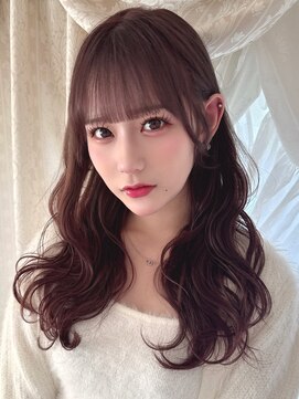 リルミー ミュエナ 大須 矢場町(Lilme myuena) ぱっつん前髪　× チョコレートピンク　＊Lilme＊