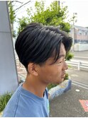 センター分け