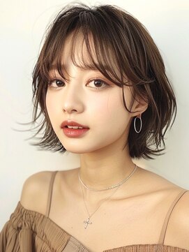 ブロウ ネックス ザ サロン 表参道(VLOW nex the salon) 【hit style#35】愛されボブ vlow 表参道 韓国 髪質改善 前髪