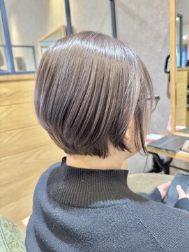 スーリール 新宮店(Sourire) 前下がりショートボブ