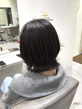 ブランシュ 南行徳店(BLANCHE) ハッシュボブ/レイヤーボブ/ナチュラルブラウン/佐久間凪沙