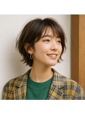 柔らかスウィングショートボブ　20代 30代 40代 50代 60代　学割