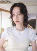 ミディアムレイヤーニュアンスパーマ表参道青山/20代/30代