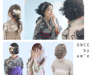 hair make ONCE  by am'e
