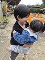 リベストバイジェービー 稲毛(li best. byjb)&nbsp;5歳と1歳のかわいい息子がいます！[稲毛/白髪染め/白髪ぼかし]