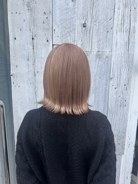 アン(Hair make un) ミルクティーベージュ