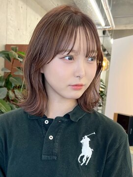 ノード(NODE) 栄外ハネ大人女子柔らかミディアム髪型