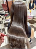 20代30代40代グレージュブラウンx髪質改善トリートメント