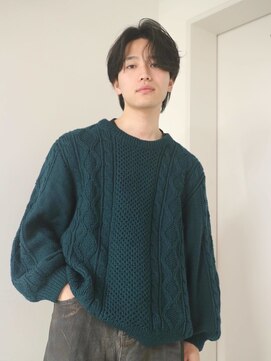 アコロン(acoron.) 10代/20代/センターパート/毛流れ/メンズカット