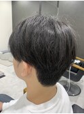 2ブロック×カジュアルマッシュ
