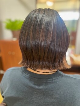 マミーコー イオン店(Mammy Co.)の写真/【女性スタイリストのみ】新しく導入した上質なワンランク上の髪質改善”HSカラー”早くも大人女性に人気◎