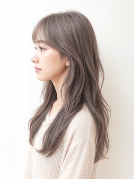 カバーヘア ブリス 川口(COVER HAIR bliss) グレージュ/ハイトーンカラー/ブリーチ/ロング透明感カラーp川口