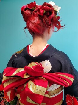 おしゃれの部屋ISHIGUROの写真/特別な日の美しさを着物とともに。崩れにくいプロの着付けで、あなたの大切な一日をより優雅に彩る◎