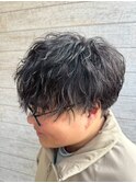 メンズ/ツイストパーマ/マッシュショート