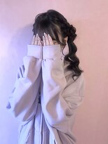 ヘアーセット モコロ(Hair Set MOCORO)&nbsp;編み込みサイドアップポニー