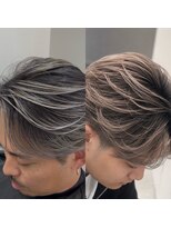 コスモス 町田(COSMOS)&nbsp;好印象メンズバレイヤージュ×センターパート町田美容室