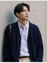 インアンドヤング 栄(in&yang)&nbsp;ツーブロックセンターパート ×カルマヘア×テーパーフェード