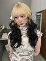キオク(KIOX)&nbsp;抜きっぱなしブロンド ブラック  ルーツカラー