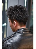 ジェントルビジカジ刈り上げツーブロックリバースアップバング