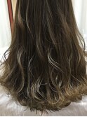 大人かわいい☆透明感グレージュグラデーション無造作ヘア