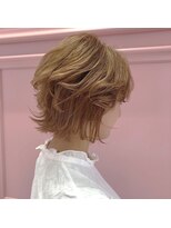 リー 梅田(Lee)&nbsp;Lee梅田★ヘルシーボブ×ゴールドベージュ