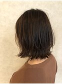 ナチュラル×切りっぱなしボブ×レイヤー