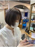 セピアグレージュ×ボブ