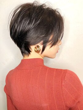 シークエンス 外苑前(SEAQUENCE) 大人のオリーブカラー[外苑前/髪質改善/白髪染め/ショート]