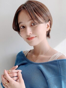 アイティーバイアルバム 松戸店(IT by ALBUM) コンパクトショート_カーキグレージュマッシュショート_8768