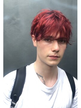 ギークス(GEEKS) 【GEEKS渋谷】イメチェン/レッド/マッシュショート/ワックスなし