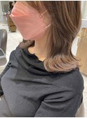 ミディアムレイヤースタイル