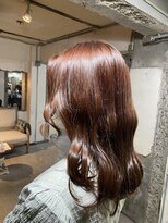 【表参道　roijir】ブリーチなしマロンピンクブラウン