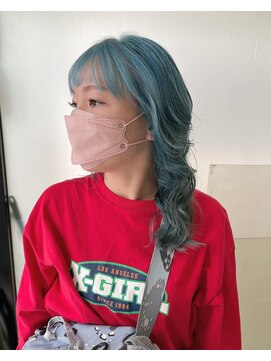 プシューケ(Hair salon PSYCHE) Ｉｃｅ blue color