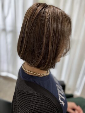 ツムグ 代官山店(TUMUGU) 30代40代50代大人可愛い地毛風カラー白髪ぼかしこなれヘア代官山