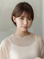 ケアリー 成増(Carelly) 大人かわいい前髪セシルカットココアブラウンフリンジウェーブ
