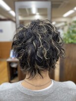 ラループ ヘアデザイン(la Loop Hair Design) ブリーチハイライトスパイラルパーマ