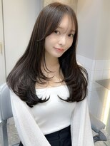 シーシンジュク 新宿南口(Sea shinjuku)&nbsp;韓国風前髪×レイヤーカット【新宿/前髪/レイヤーカット】