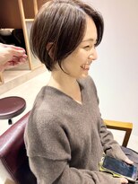 ラミエ バイ メルト 吉祥寺(lamie by melt)&nbsp;*滝田*ショートボブアッシュカラーグレーベージュイメチェン