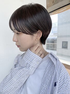 ソーコ 渋谷(SOCO) マッシュショートヘアくびれショート黒髪ショートカット前髪あり